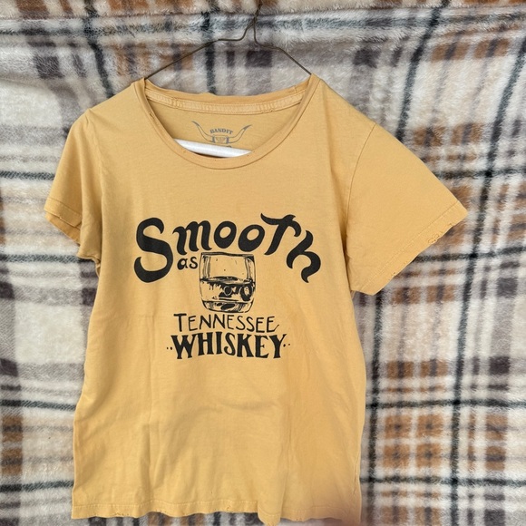Mustard Tennessee Whiskey Graphic Tee #113 - Picture 1 of 3